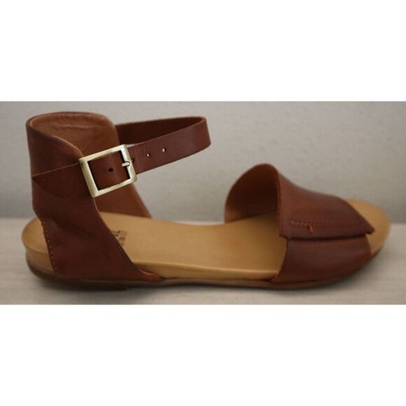 Miz Mooz IB22173 Women's Sz 8.5M Brandy Brown Antony Flat Comfort Sandals - Picture 4 of 9